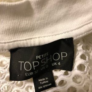 Topshop crop top